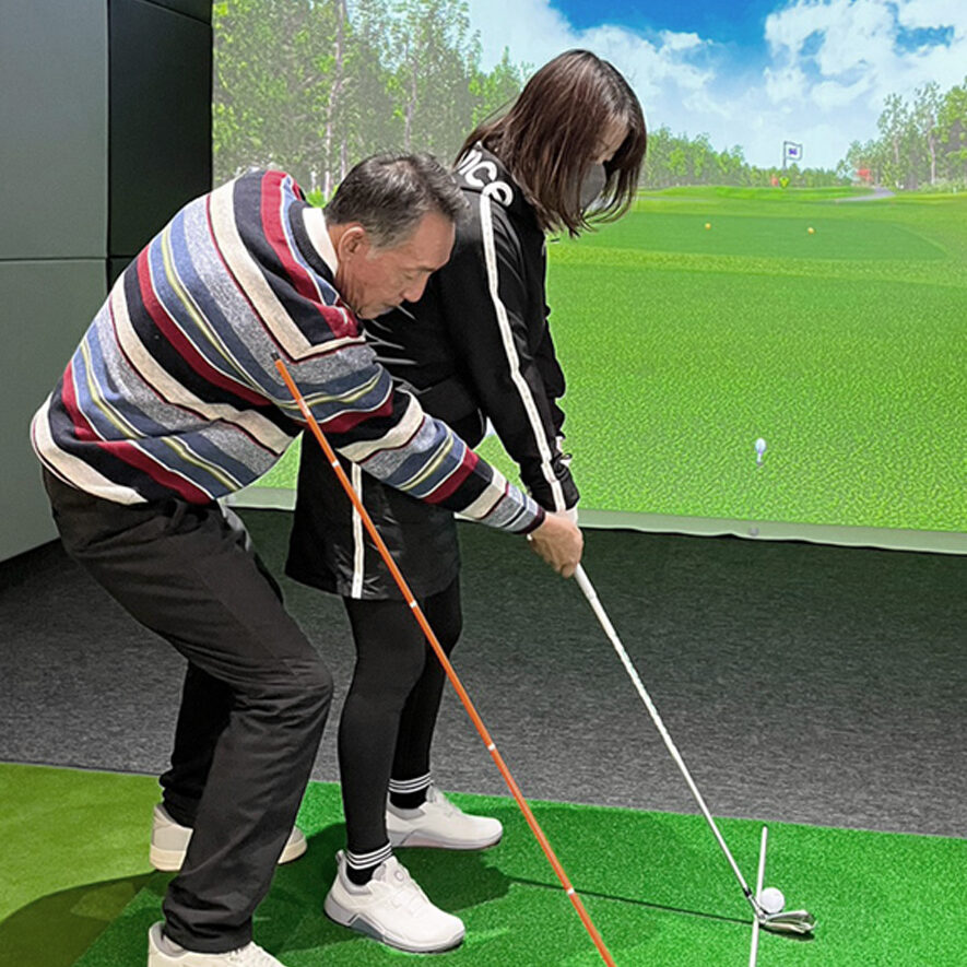 zensportsゴルフレッスン風景